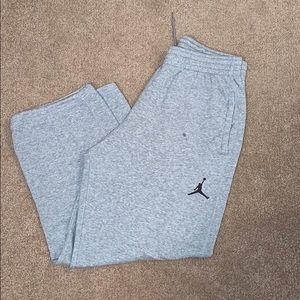 Size Large gray Jordan sweatpants